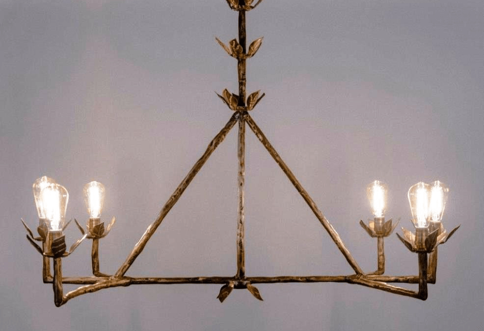 Giacometti Lamp Chandelier