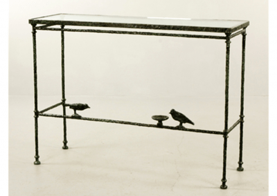 Giacometti Console with Birds